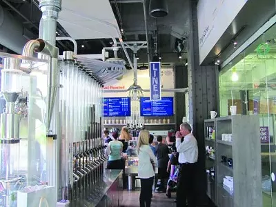 Roasting Plant coffee shop, located in downtown's First National Building
