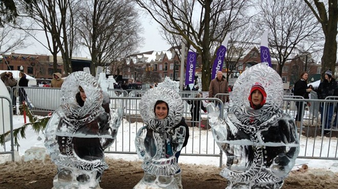 Go to the Plymouth Ice Festival this weekend