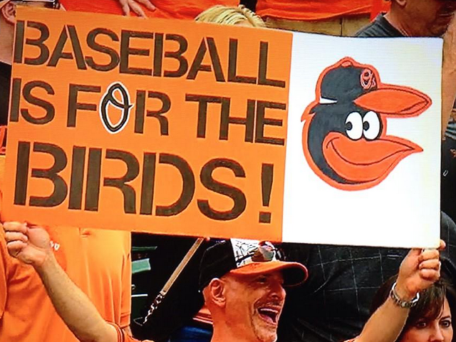 Baltimore fans rocked Camden Yards Friday afternoon, while Orioles batters rocked the Tigers' bullpen for the second day in a row.