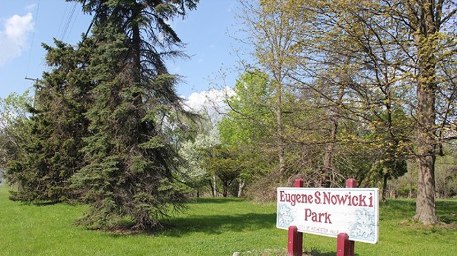 Eugene S. Nowicki Park is one of three pieces of land owned by Rochester Hills, which leased its mineral rights to an oil and gas exploration company last year.