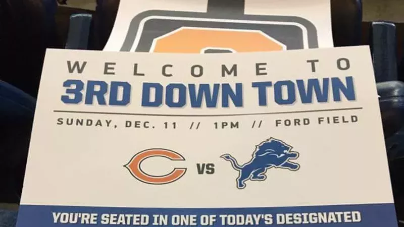 Image: Detroit Lions fans need a little help showing their team spirit