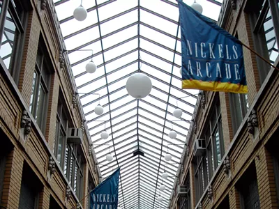 Nickels Arcade.