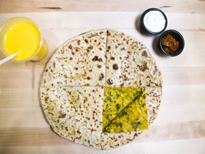 Aloo Paratha at Neehee's