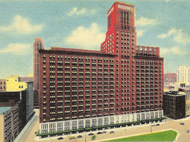 A rendering of the Hudson's Department Store location in downtown Detroit.
