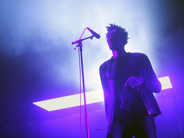 Massive Attack's Tricky performing at Barcelona's Sónar Festival.