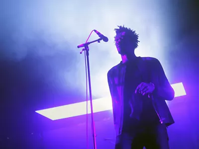 Massive Attack's Tricky performing at Barcelona's Sónar Festival.