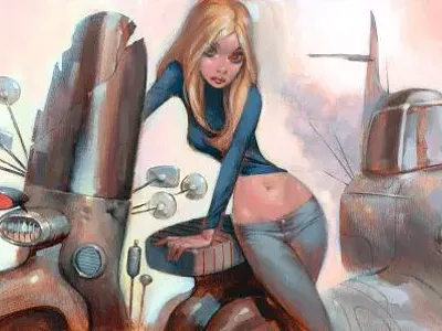 A painting by Glenn Barr.