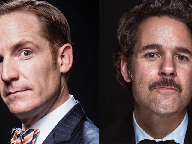 Seriously funny gents Paul F. Tompkins and Marc Evan Jackson will do improv for a good cause