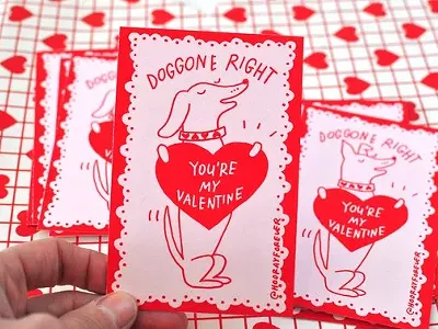 Handcrafted Valentine's Day card