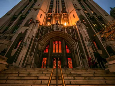 The Masonic Temple.