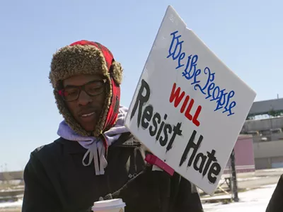 Image: Protesters to rally against pro-wall event in Detroit featuring Steve Bannon, others