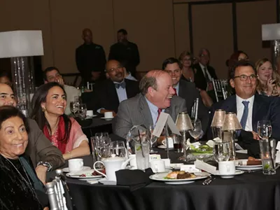 Dr. Sonia Hassan, left, with Mayor Mike Duggan, at a Make Your Date fundraiser.
