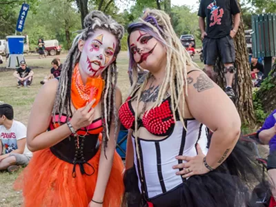 Juggalettes at the Gathering in 2017.