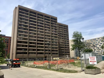 Helen L. DeRoy Apartments at Wayne State University.