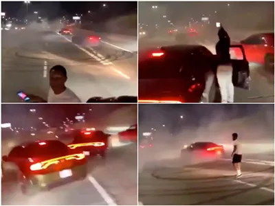 Image: Chief Craig responds to viral video of cars blowing donuts on Lodge freeway