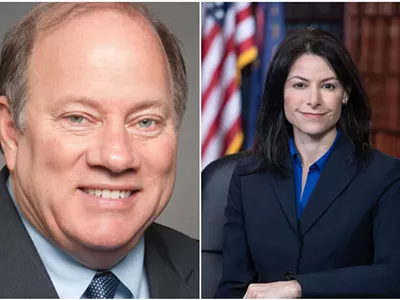 Detroit Mayor Mike Duggan and Michigan Attorney General Dana Nessel.