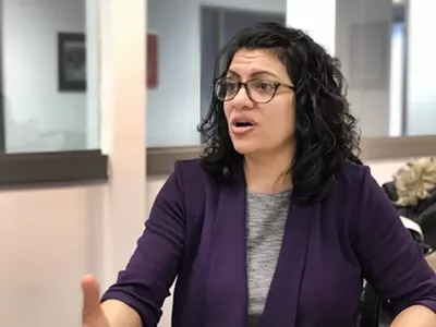 Congresswoman Rashida Tlaib.