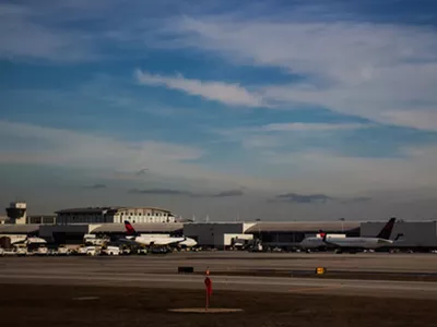 Detroit Metro Airport.