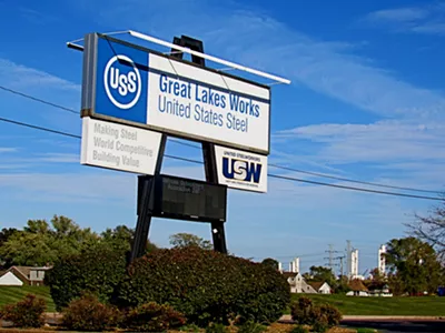 U.S. Steel's Great Lakes facility.