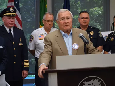 The late Oakland County Executive L. Brooks Patterson.