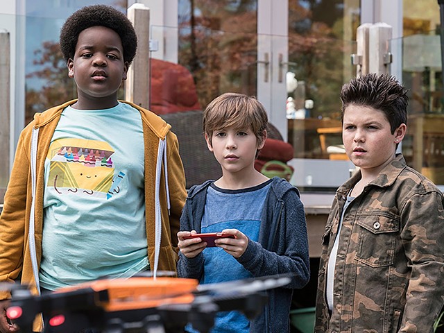 Brady Noon, Jacob Tremblay, and Keith L. Williams in Good Boys.