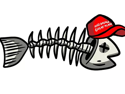 Image: The fish rots from the head, but everyone around Trump stinks