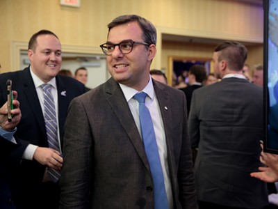 U.S. Congressman Justin Amash speaking with attendees at the 2017 Young Americans for Liberty National Convention.
