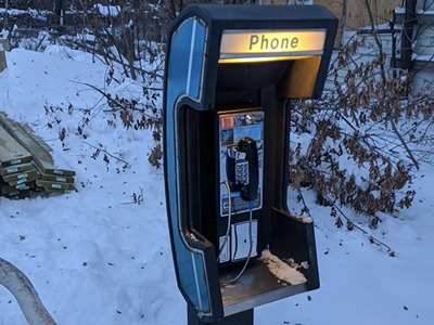 Image: Detroit has a new old-school payphone that's free to use