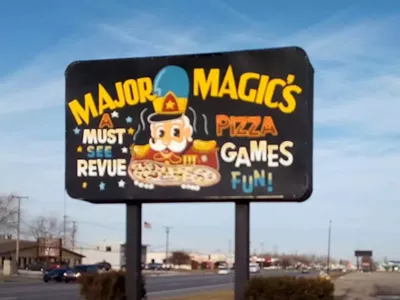 Image: Major Magic's plots resurrection in metro Detroit with games, pizza, and yes, the animatronic band