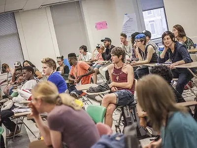 A photo from the 16th annual Allied Media Conference.