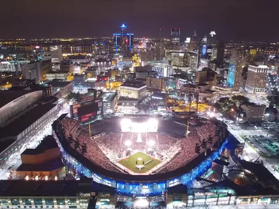 Image: Here's what the Rolling Stones' Detroit concert looked like from a drone