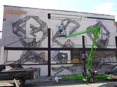 Earlier this summer, Italian artist 2501 painted a new mural on Winder Street near the Red Bull house of Art in Detroit's Eastern Market district. The district will host the inaugural Murals in the Market festival.