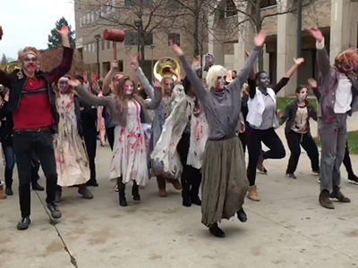 Image: Watch: WSU's Zombie Parade does 'Thriller'