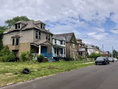 More than 20,000 vacant houses create blight in Detroit.