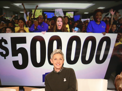 Image: DeGeneres spreads generosity to Detroit