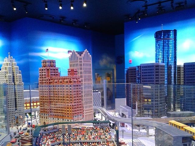 MiniLand Detroit at the Legoland Discovery Center