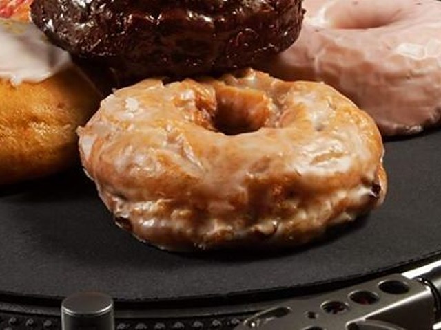 Dilla's Delights doughnut shop unveiled Tuesday in Harmonie Park, quickly sells out