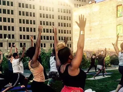 Image: All the outdoor yoga classes being held in Detroit this summer