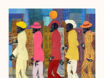 Image: In honor of Father's Day, an artist salutes African-American men