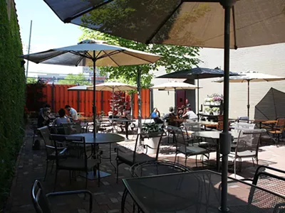 Image: On the patio at Northern Lights Lounge