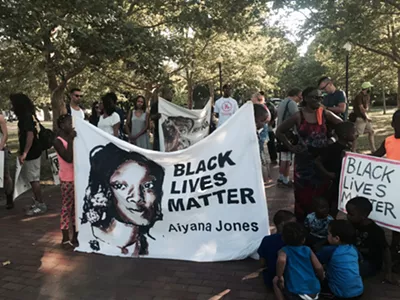 Image: Six arrested during rally honoring Aiyana Stanley-Jones