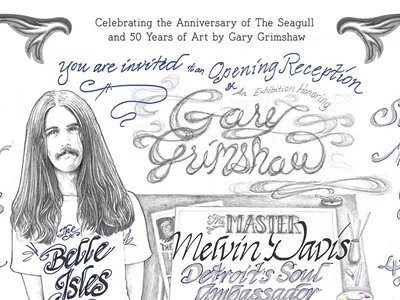 Image: Detroit poster genius Gary Grimshaw celebrated at Lincoln Park Historical Museum