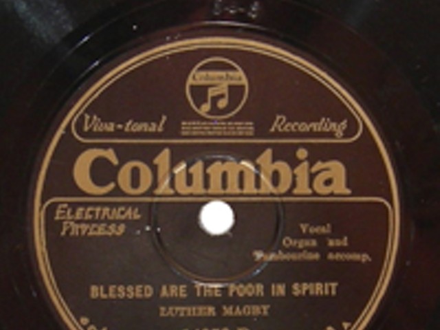 This strange 90 year-old gospel record is pretty amazing