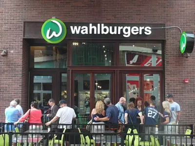 Image: First Taste: Wahlburgers draws in the fans