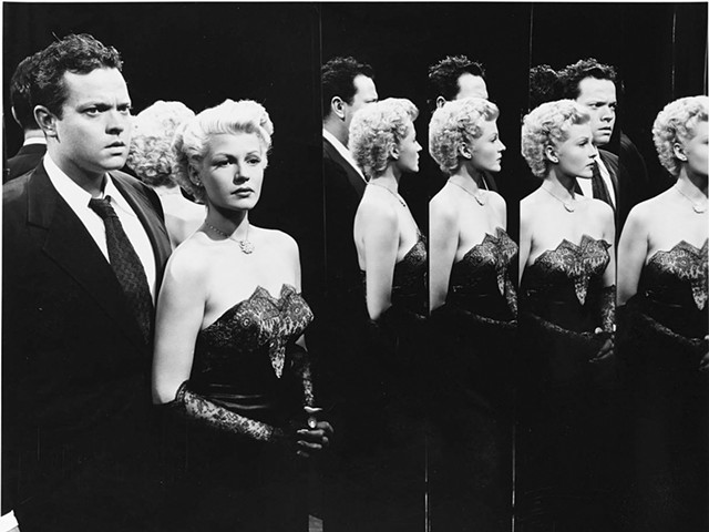 Orson Welles and Rita Hayworth in The Lady from Shanghai, 1948.