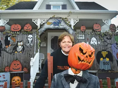Vicki Lee, the “good witch” who started a tradition of Halloween decoration on Tillson Street in Romeo.