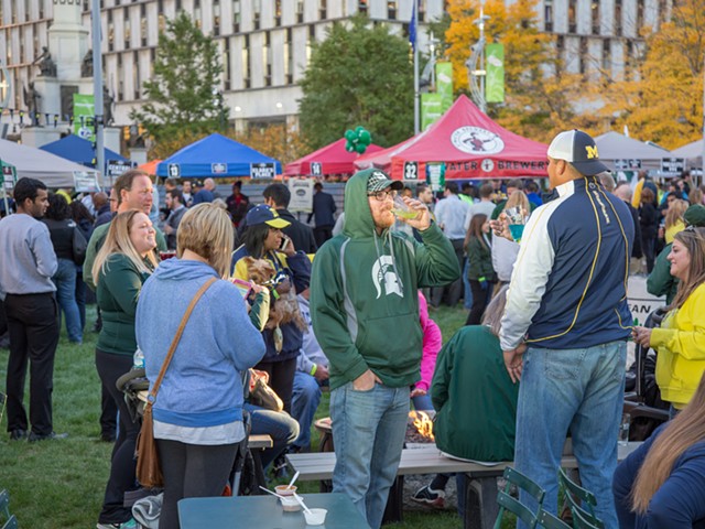 The Big Game tailgate in 2015.