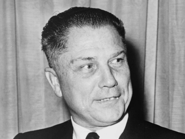 James Riddle Hoffa himself, photographed long before the Cali-style tacos from Detroit that made his name famous.
