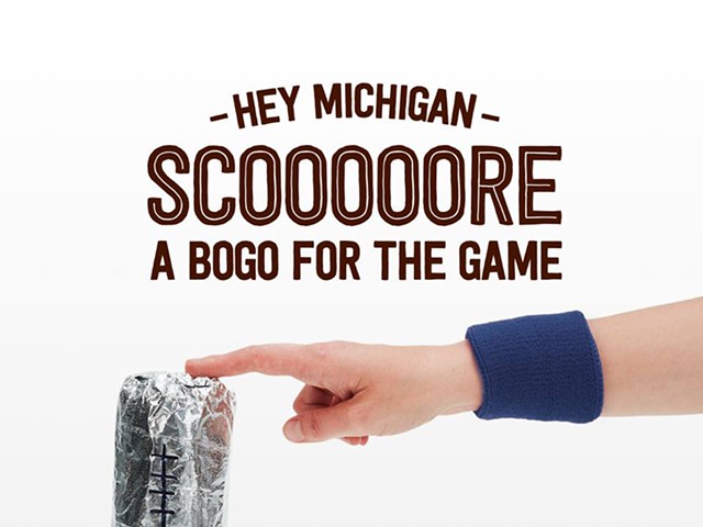 Michigan fans: Wear your favorite maize and blue gear, score free Chipotle