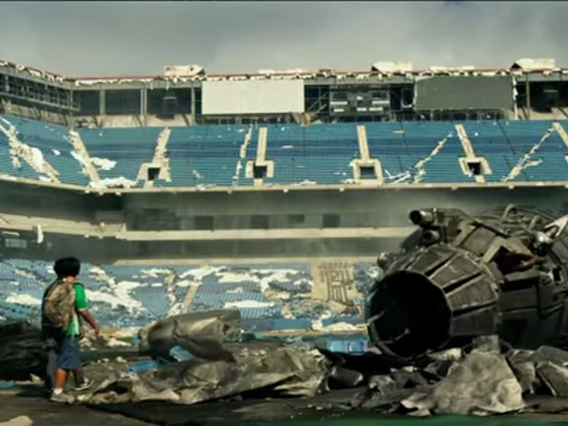 The Silverdome is featured in the new Transformers movie trailer